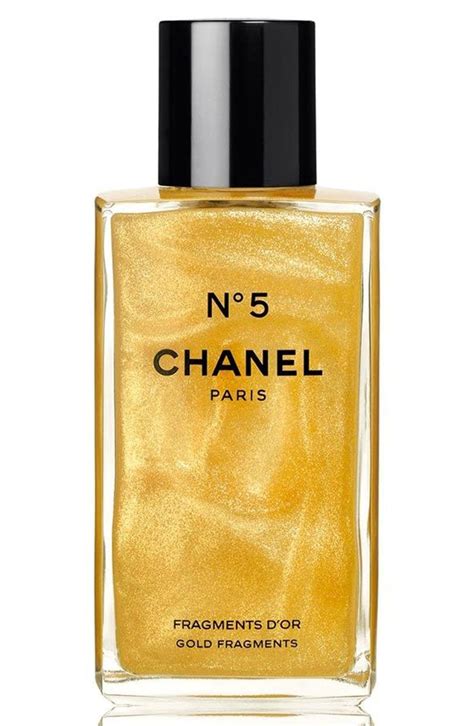 chanel no 5 gold fragments shimmering gel|Chanel no 5 fragments d'or.